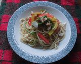 カラフル♡ツナマヨパスタ♫作り方1写真