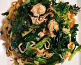 絶品✨ニラたっぷり塩焼きそば作り方5写真