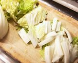 野菜の大量消費に◎ゴマ味噌豆乳鍋作り方1写真