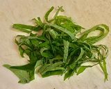 塩昆布と大葉の卵かけご飯作り方1写真