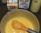 とろけるプリン作り方2写真