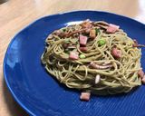 イカスミベーコンパスタ作り方9写真