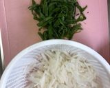 大根と大葉の卵炒め作り方1写真
