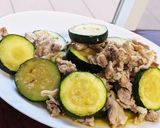 ズッキーニと豚バラ肉のさっぱり炒め作り方6写真