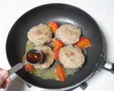 ハンバーグ(塩こうじと黒酢ソース味)♪♪作り方5写真