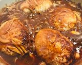 簡単美味しい煮込みハンバーグ♬チーズイン作り方7写真