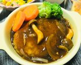 簡単美味しい煮込みハンバーグ♬チーズイン作り方8写真