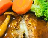 簡単美味しい煮込みハンバーグ♬チーズイン作り方9写真