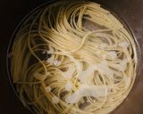 トリュフオイルの濃厚玄米クリームパスタ作り方3写真