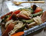 ゴーヤとスパムでそーめんちゃんぷる作り方5写真