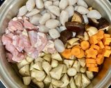 子供も大好き♪無水鍋で優しい味の筑前煮♪作り方3写真