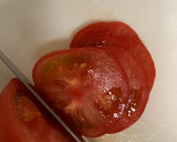 熟したトマトを薄くて、タネが出ない切り方作り方5写真