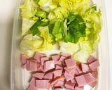 ごま油香る♡レタスチャーハン作り方1写真