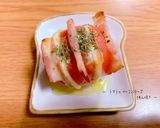 トマトのベーコン＆チーズ挟み焼き作り方3写真