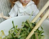 リカちゃん♡水菜とスルメの辛子醤油和えꕤ作り方13写真