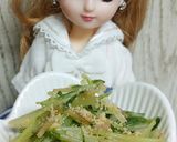 リカちゃん♡水菜とスルメの辛子醤油和えꕤ作り方16写真
