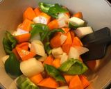 簡単☆野菜のトマト煮作り方1写真
