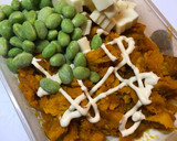 簡単☆かぼちゃと枝豆とチーズのサラダ作り方3写真
