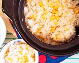 土鍋で炊くかつお節のトウモロコシご飯作り方5写真