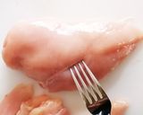 鶏むね肉のパン粉焼き作り方1写真