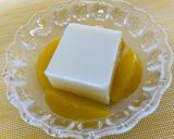 産後★ミルクかん 季節のフルーツ添え作り方5写真