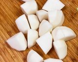 焼肉のタレで☆カブと豚肉のゴロゴロ煮作り方3写真
