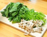 ほうれん草とわかめと干し椎茸のおひたし作り方2写真