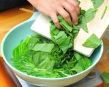 ほうれん草とわかめと干し椎茸のおひたし作り方4写真