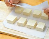 豆腐の味噌にんにくステーキ作り方1写真