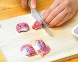 砂肝とゴボウのコンフィ作り方1写真
