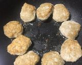 照り焼き・鶏つくねハンバーグ作り方4写真