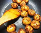 新じゃがDEにんにく味噌の煮っころがし♪作り方6写真