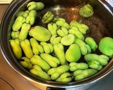 簡単♡帆立とサーモン空豆のパスタ作り方1写真