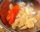 簡単♡帆立とサーモン空豆のパスタ作り方4写真