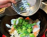 簡単♡帆立とサーモン空豆のパスタ作り方7写真