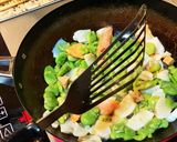 簡単♡帆立とサーモン空豆のパスタ作り方9写真