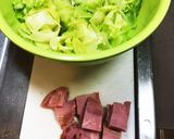 レタスとベーコン卵の腸活炒め煮作り方2写真