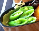 スナップえんどうクリチ お弁当に作り方2写真