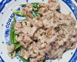 青唐辛子と豚肉の細切りの中華風塩焼きそば作り方6写真