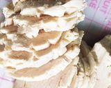 水菜と鶏むね肉のおろしポン酢サラダ作り方2写真