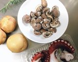 タコとポテトのローズマリー風味作り方1写真