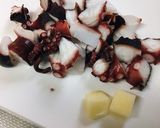 タコとポテトのローズマリー風味作り方4写真