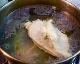 2580鶏胸肉柔らか茹でハムネギソース作り方1写真
