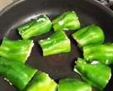 フライパンでソースまで！ピーマンの肉詰め作り方5写真