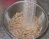 冷やし油付け十割蕎麦作り方1写真