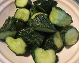 農家の食卓〜きゅうりのわさび漬け〜作り方5写真