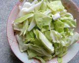 キャベツと胡瓜のごまあえ♪酢が決め手♪作り方1写真