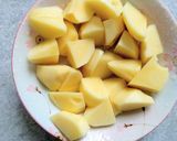 鮭のレンジ蒸し！じゃが芋・プチトマト♪作り方1写真