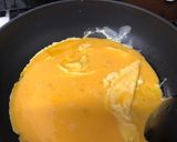 ふわふわ〜♪納豆オムレツ丼作り方3写真