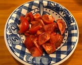 トマトと韓国海苔のさっぱり和え作り方1写真